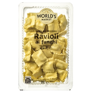 WORLD'S MARKET | Ραβιόλια Γεμιστά με Ρικότα και Μανιτάρια 250g