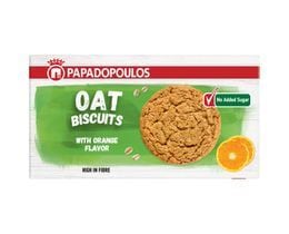ΠΑΠΑΔΟΠΟΥΛΟΥ | Biscuits Oat Orange Sugar Free 155g