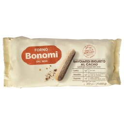 BONOMI | Cake Base Chocolate Vanilla Savoiardi 200g