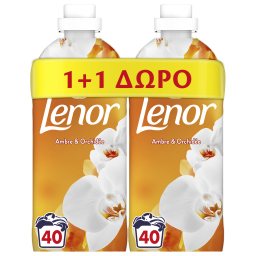 LENOR | Συμπυκνωμένο Μαλακτικό Gold Orchid 40 Μεζούρες 1+1 Δώρο