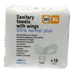 365 | ΣΕΡΒΙΕΤΕΣ ULTRA PLUS NORMAL 18 ΤΕΜ