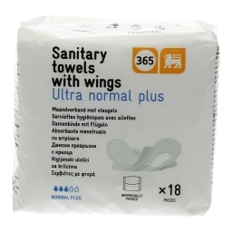 365 | ΣΕΡΒΙΕΤΕΣ ULTRA PLUS NORMAL 18 ΤΕΜ
