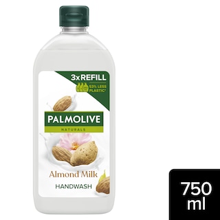 PALMOLIVE | Κρεμοσάπουνο Naturals Γάλα & Aμύγδαλο Ανταλλακτικό 750ml