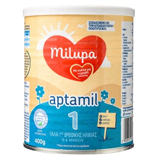 MILUPA | Γάλα 1ης Βρεφικής Ηλικίας Aptamil Σκόνη 400g