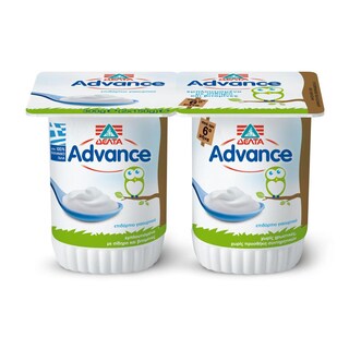ADVANCE | Επιδόρπιο Γιαουρτιού Λευκό Παιδικό 2x150gr