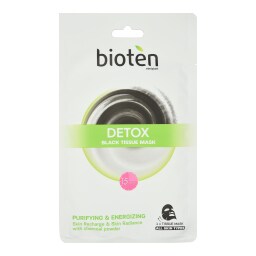 BIOTEN | Μάσκα Προσώπου Detox Black Tissue Mask Charcoal 20ml