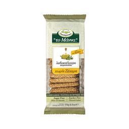 ΜΑΝΝΑ | MANNA OLIVE OIL BISCUITS SUGAR FREE  170G