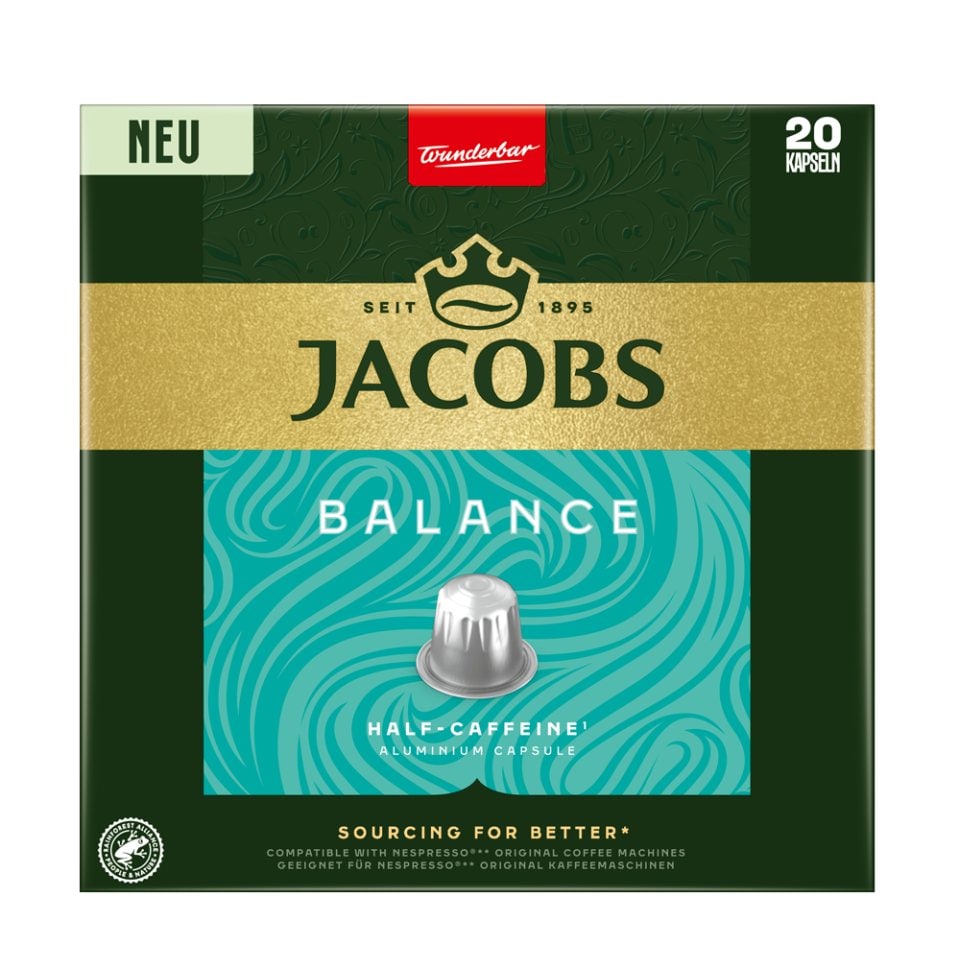 JACOBS Κάψουλες Καφέ Balance 20x5.2g