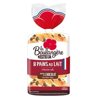 LA BOULANGERE | Ψωμάκια Brioche με Σοκολάτα 8x35g