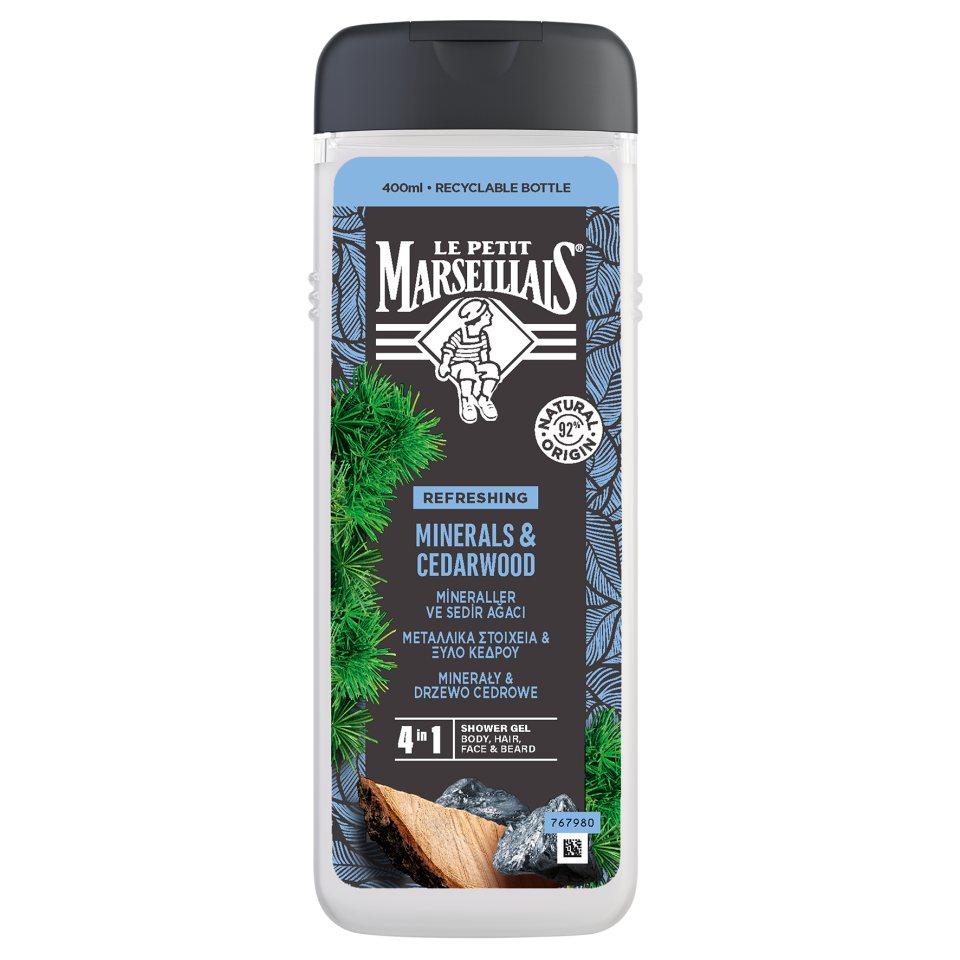 LE PETIT MARSEILLAIS Αφρόλουτρο Cedar Mineral 400 ml 400 ml