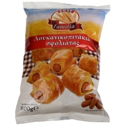 ZEST | ΛΟΥΚΑΝΙΚΟΠΙΤΑΚΙΑ ΚΑΤΕΨΥΓΜΕΝΑ 800 GR
