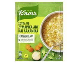 KNORR | Σούπα με Ζυμαρικά ABC και Λαχανικά 82g