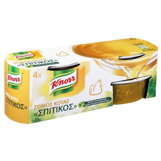 KNORR | ΣΠΙΤΙΚΟΣ | Σπιτικός Ζωμός Κότας 112g Έκπτωση 20%