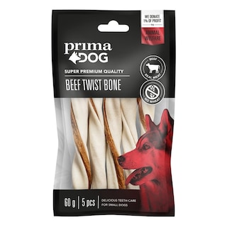 PRIMA PET | Σνακ Σκύλων Μοσχάρι Twist Bone 60g
