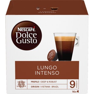 NESCAFE | DOLCE GUSTO | Κάψουλες Καφέ Dolce Gusto Lungo Intenso  16 τεμάχια