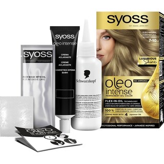 SYOSS | Βαφή Μαλλιών Oleo Intense Νο 7-10 Φυσικό Ξανθό 1 Τεμ.