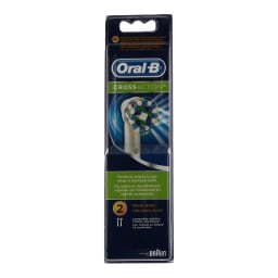 ORAL B | ΑΝΤΑΛΛΑΚΤΙΚΑ ΗΛΕΚ/ΚΗΣ ΟΔΟΝΤΟΒΟΥΡΤΣΑΣ CROSS ACTION  2 ΤΕΜΑΧΙΑ