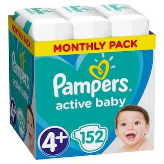 PAMPERS | PAMPERS ACTIVE BABY NO 4  152T MP