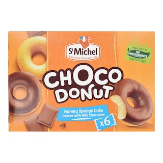 ST. MICHEL | Donut Κέικ Σοκολάτα 6x30g