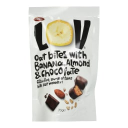 PELLITO | Μπουκιές Μπανάνας με Βρώμη Αμύγδαλο Σοκολάτα 70g