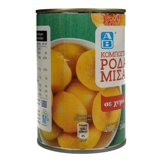 ΑΒ | Κομπόστα Ροδάκινα Μισά 410g