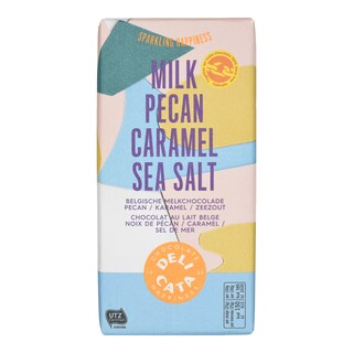 DELICATA | Σοκολάτα Γάλακτος με Καρύδια Πεκάν & Καραμέλα 180g