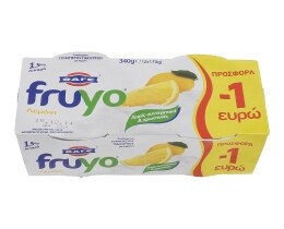 FRUYO | ΕΠΙΔΟΡΠΙΟ ΓΙΑΟΥΡΤΙΟΥ ΛΕΜΟΝΙ 2 Χ 170 GR