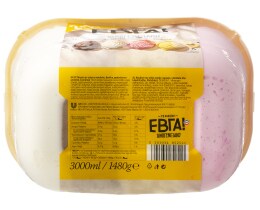 ΕΒΓΑ | ICE CREAM  . 2LT+1LT 987+493GR GIFT