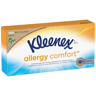 KLEENEX | Χαρτομάντηλα Επιτραπέζια Allergy Comfort 56 Φύλλα 110g