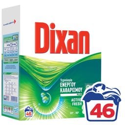 DIXAN | Σκόνη Πλυντηρίου Ρούχων  46 Μεζούρες