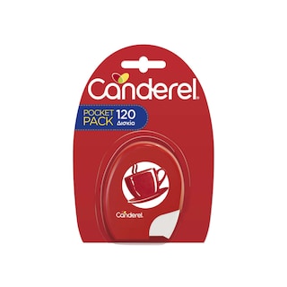 CANDEREL | Υποκατάστατο Ζάχαρης Pocket 120 Δισκία 10gr