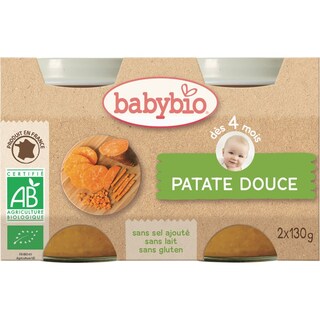 BABYBIO | Bio Γλυκοπατάτα 2x130g