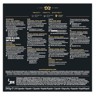 LOR | Κάψουλες Καφέ Espresso Lungo Profondo 50x5.2g