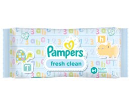 PAMPERS | ΜΩΡΟΜΑΝΤΗΛΑ FRESH CLEAN 64 ΤΕΜ