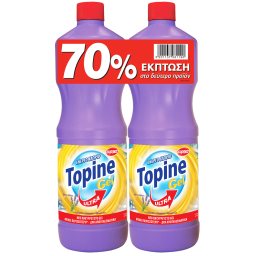 TOPINE | Χλωροκαθαριστικό Gel Λεβάντα 2x1250ml 70% στο 2ο