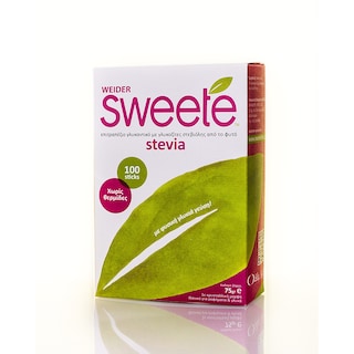 SWEETE | Γλυκαντικό Στέβια Sticks 75gr