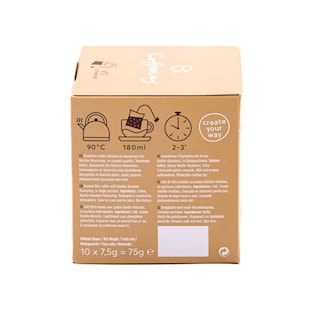 COFFEE WAY | Καφέ Φίλτρου Βανίλια Φουντούκι Μερίδες 10x7.5g