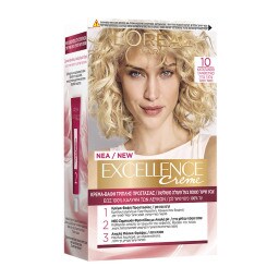 EXCELLENCE | Βαφή Μαλλιών Νο10 Κατάξανθο Ξανθιστικό 1 Τεμάχιο