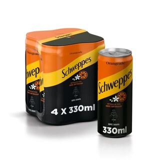 SCHWEPPES | Πορτοκαλάδα Κουτί 4 X330 ml  4 X330 ml