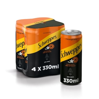 SCHWEPPES | Πορτοκαλάδα Κουτί 4 X330 ml  4 X330 ml