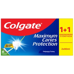 COLGATE | COLGATE TOOTHP.PROT.CARIES 90ML(1+1) Protection Caries 2x90ml 1+1 Δώρο