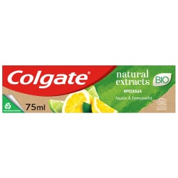 COLGATE | Οδοντόκρεμα Natural Extracts BIO Lemon & Citrus 75ml