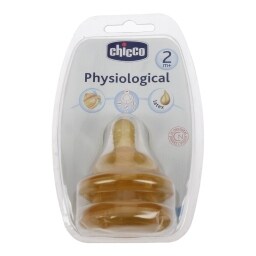 CHICCO | PHYSICAL TEAT ANTI COLIC VALV LOW FAST 2PCS
