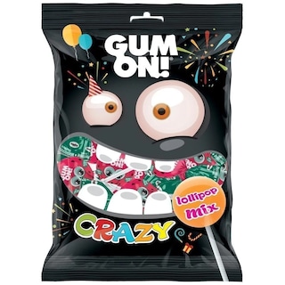 Γλειφιτζούρια Gum On Crazy Mix 220g