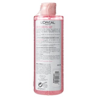 L'OREAL | Λοσιόν Καθαρισμού Προσώπου Fine Flowers Toner 400ml 1+1 Δώρο