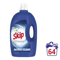 SKIP | Yγρό Πλυντηρίου Ρούχων Ultimate Active Clean 64 Μεζούρες