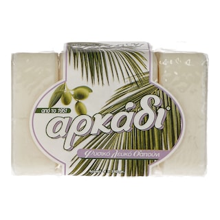 ΑΡΚΑΔΙ | Λευκό Σαπούνι Φυσικό 4x150g