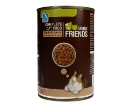 FAMILY FRIENDS | Γατοτροφή Σολομός & Τόνος Κονσέρβα 400gr