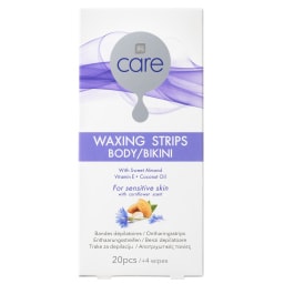CARE | Depilatory Strip Body Bikini Sensitive Skin 20 Pieces