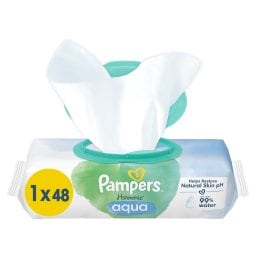 PAMPERS | Μωρομάντηλα Harmonie Aqua 48 Τεμάχια